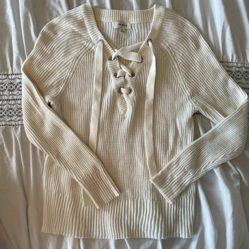 Cream sweater